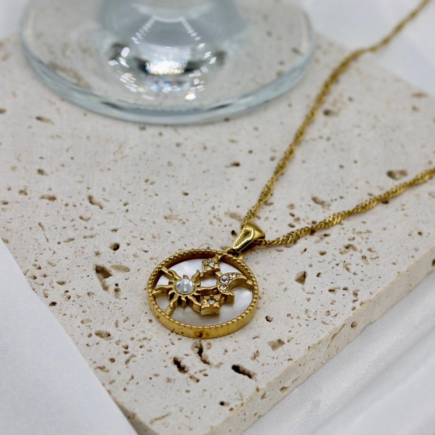 MOON STAR NECKLACE