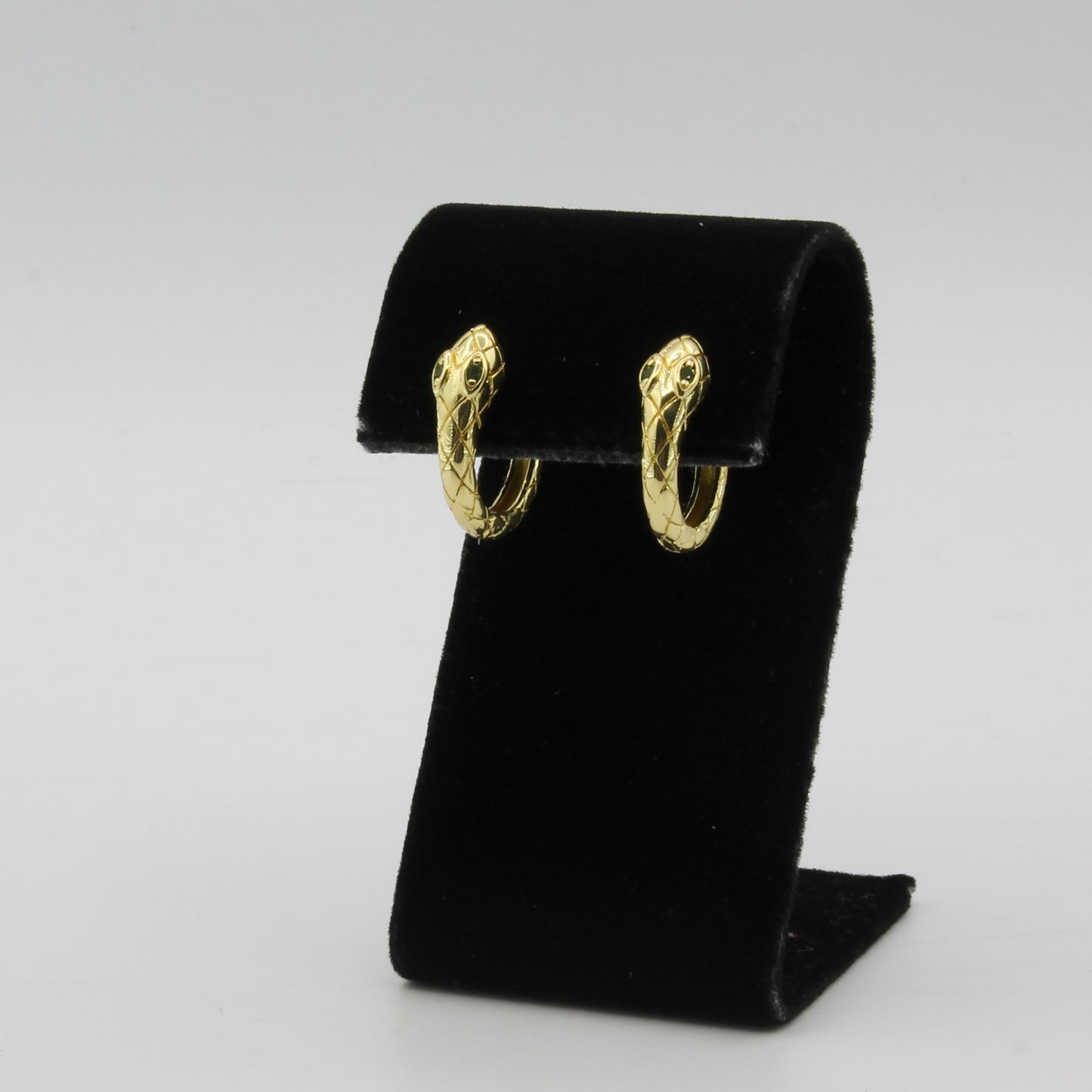 SNAKE HOOP EARRINGS