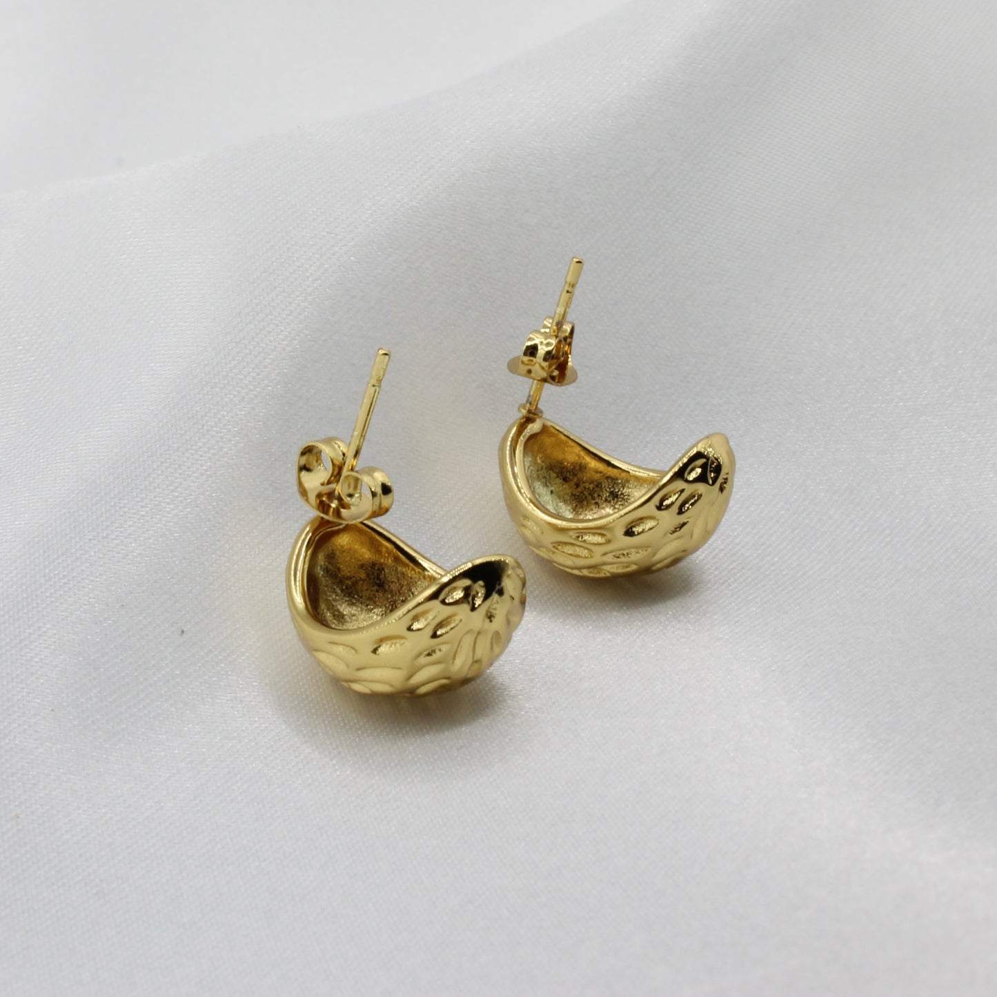 AMBER STUD EARRINGS