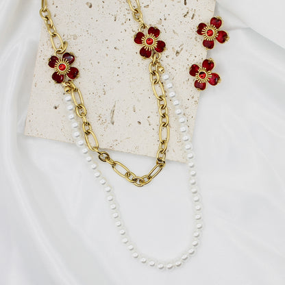 ROSY ELEGANCE EARRINGS