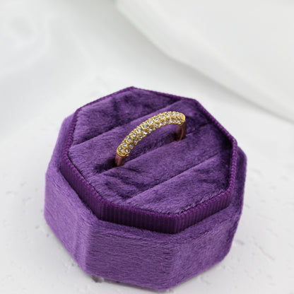DAZZLE LINE RING