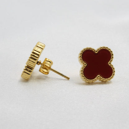 LUCY CLOVER STUD EARRINGS