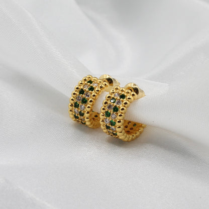 IRIS STUD EARRINGS