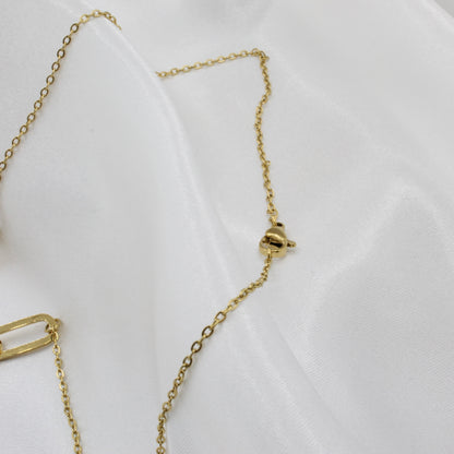 LUCKY GOLD CLOVER SET