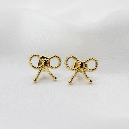 BOW STUD EARRINGS