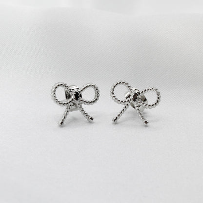 BOW STUD EARRINGS